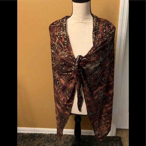 NWT Swimsuit Cover Up/Shoulder Wrap - Picture 8 of 13